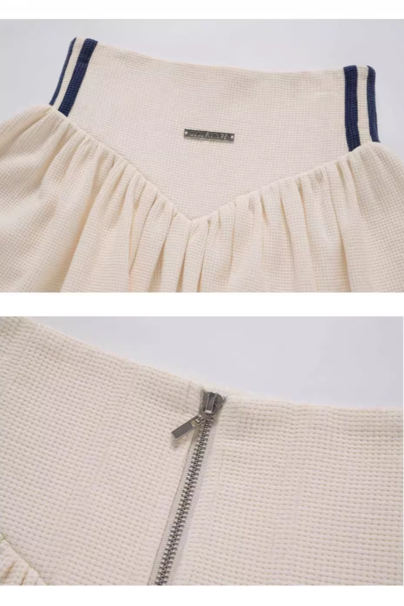 Waffle Sweatshirt / Skirt