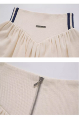 Waffle Sweatshirt / Skirt