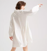 Soft Drape Shirt Dress