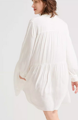 Soft Drape Shirt Dress