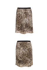 Leopard Sequin Skirt