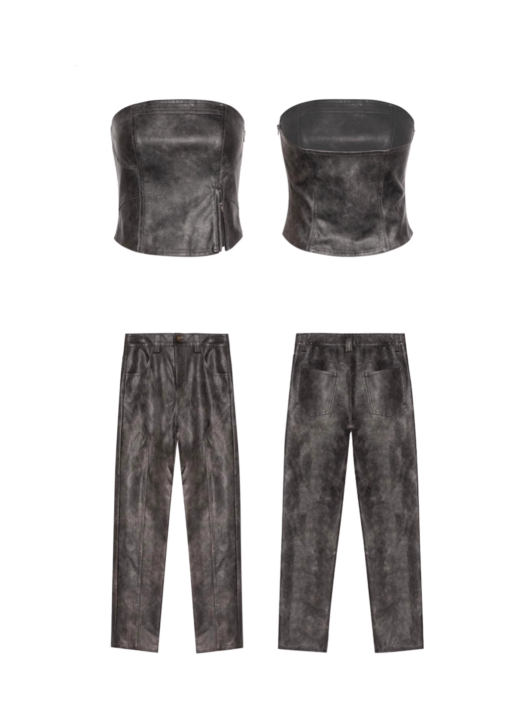 Leather Bandeau / Trouser