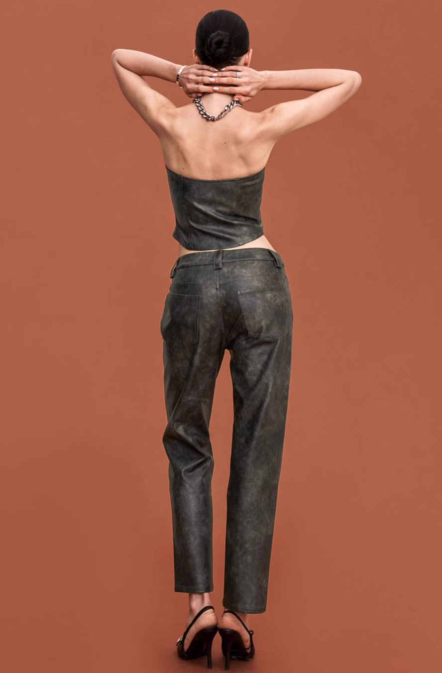 Leather Bandeau / Trouser