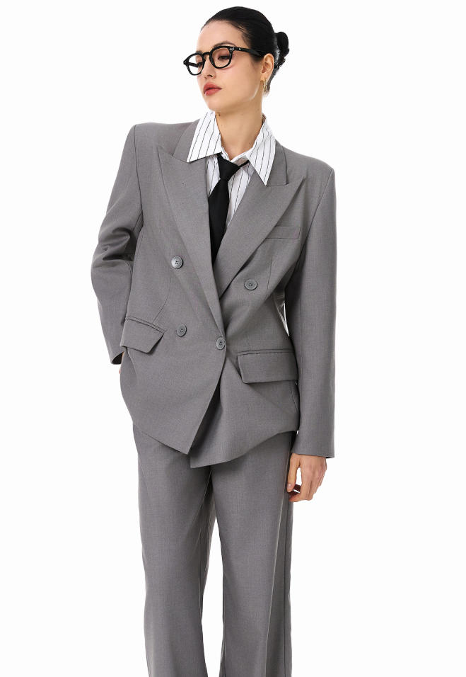 Classic Grey Suit Set