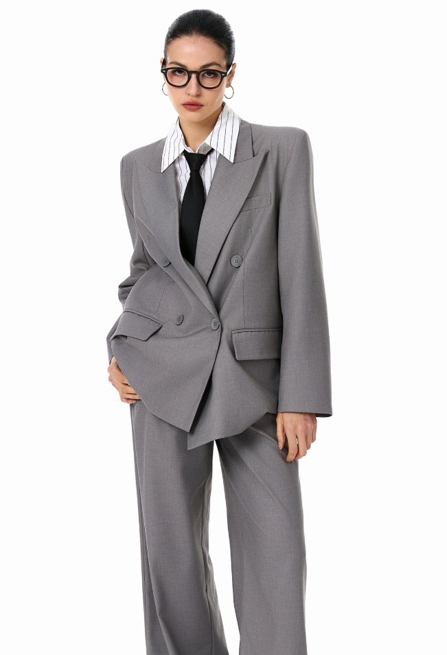 Classic Grey Suit Set