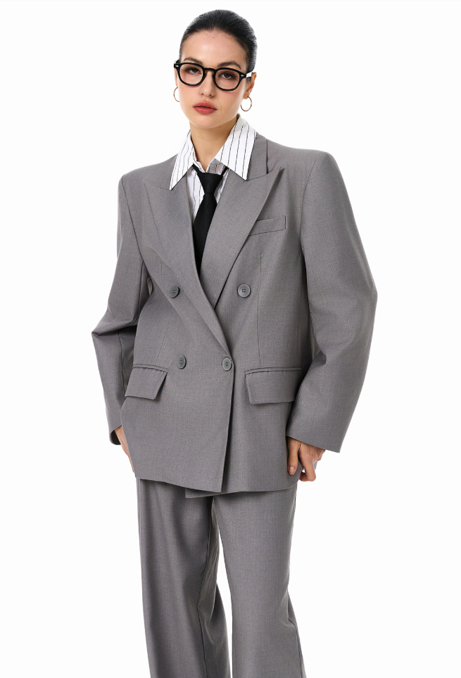 Classic Grey Suit Set