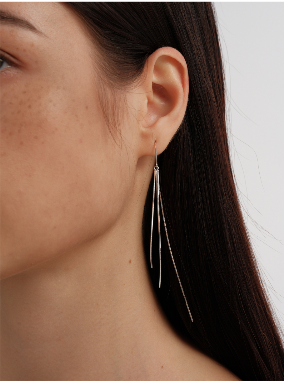 Fringe Line Earrings