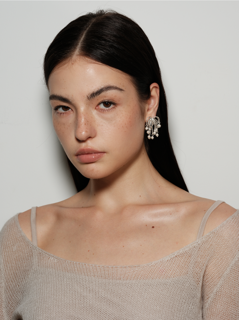Waterfall Pearl Earrings