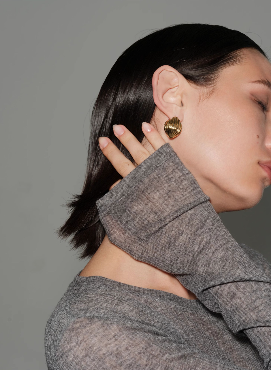 Textured Seed Earrings