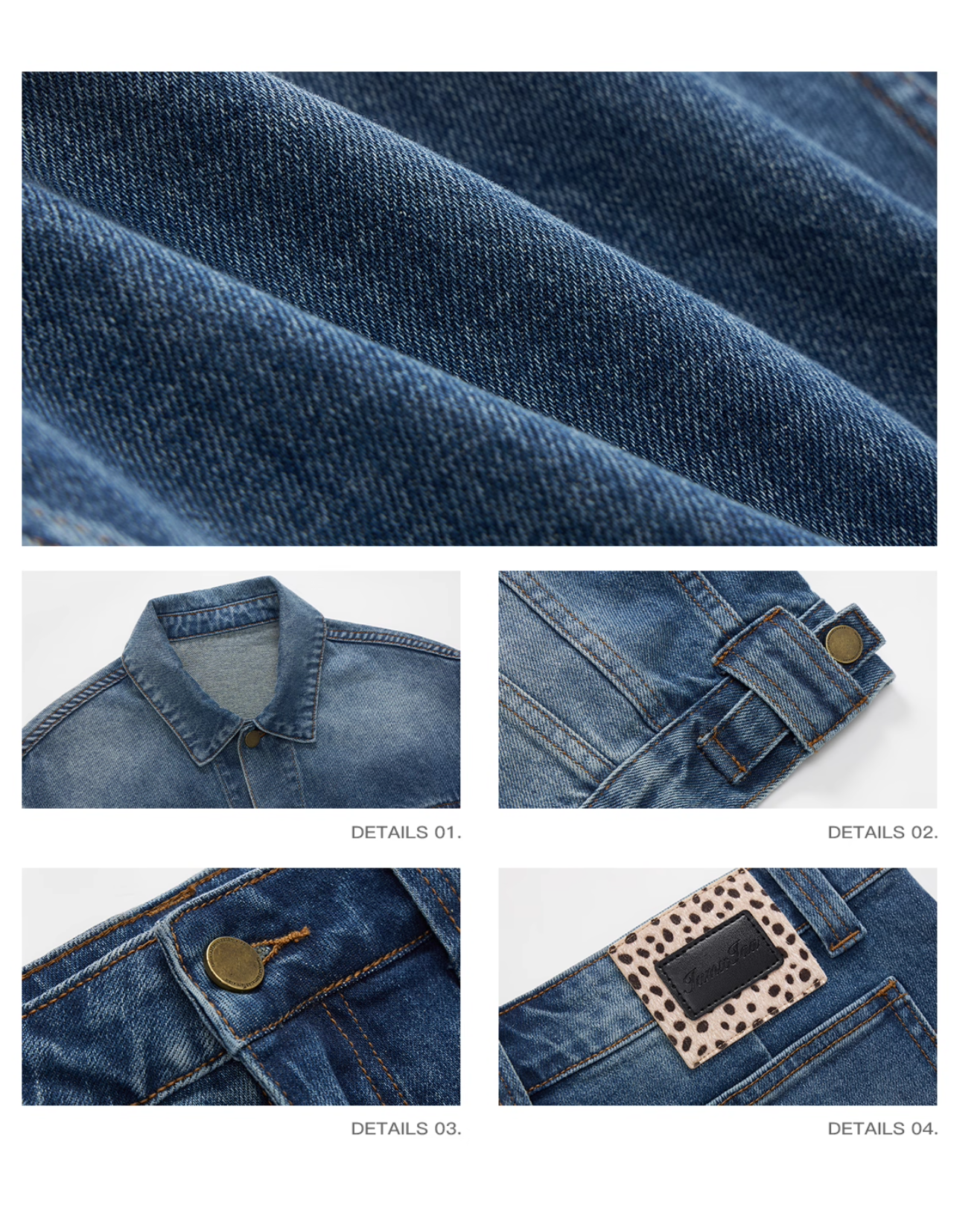 Denim Jacket & Skort