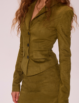 Chic Blazer & Mini Skirt
