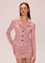 Chic Blazer & Mini Skirt