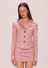 Chic Blazer & Mini Skirt