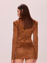 Chic Blazer & Mini Skirt