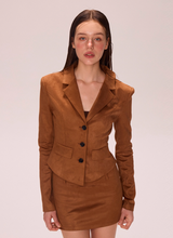 Chic Blazer & Mini Skirt