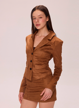 Chic Blazer & Mini Skirt