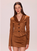 Chic Blazer & Mini Skirt