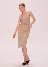 Polka Dot Halter & Skirt