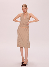 Polka Dot Halter & Skirt