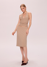 Polka Dot Halter & Skirt