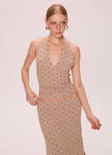 Polka Dot Halter & Skirt