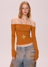 Slim Off-Shoulder Tee
