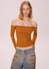 Slim Off-Shoulder Tee