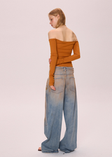 Slim Off-Shoulder Tee