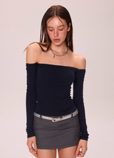 Slim Off-Shoulder Tee