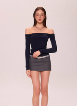 Slim Off-Shoulder Tee