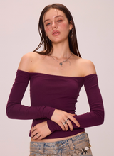 Slim Off-Shoulder Tee