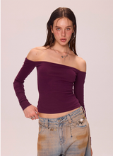 Slim Off-Shoulder Tee