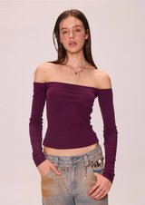 Slim Off-Shoulder Tee