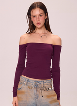 Slim Off-Shoulder Tee