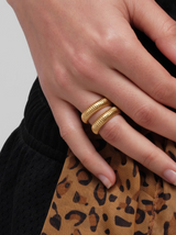 Ribbed Band Ring