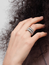 Ribbed Band Ring