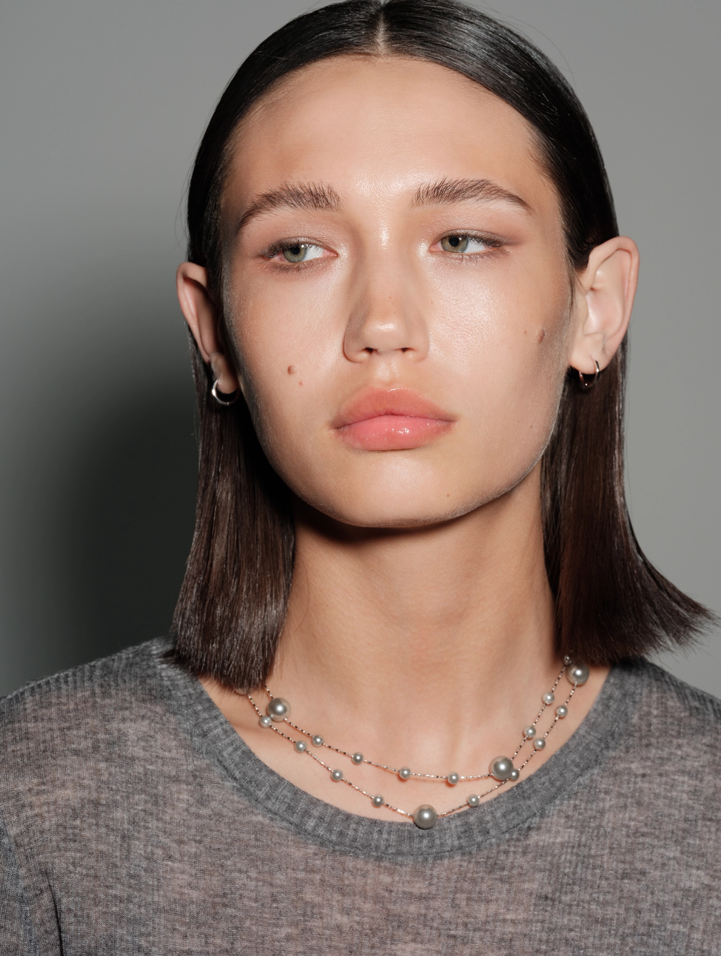 Gray Pearl Necklace