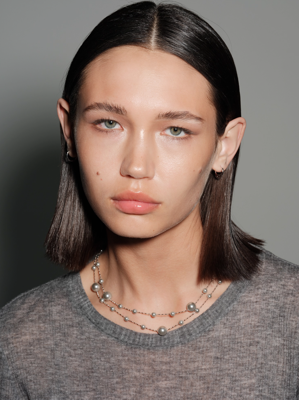 Gray Pearl Necklace
