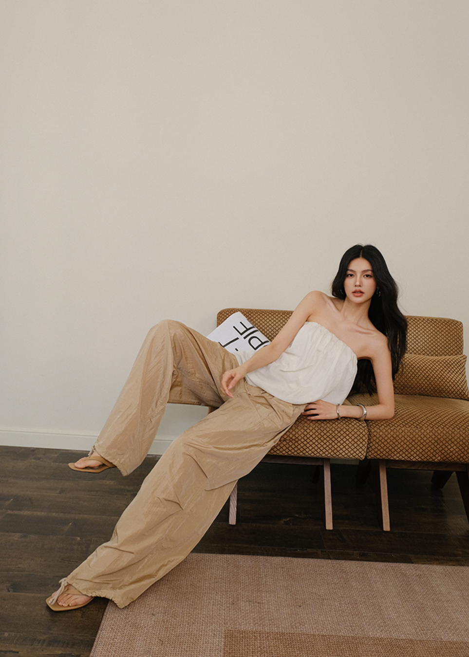 Tencel Bandeau Top