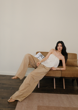 Tencel Bandeau Top