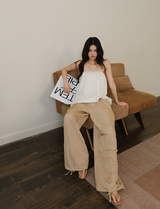 Tencel Bandeau Top