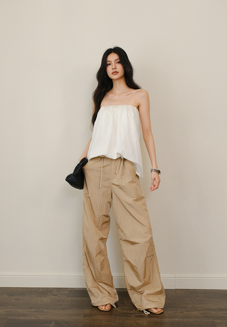 Tencel Bandeau Top