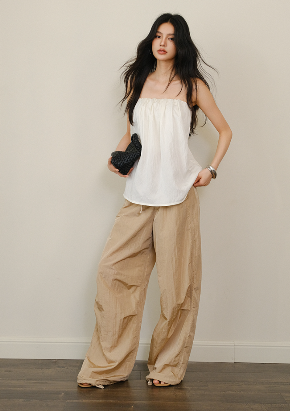 Tencel Bandeau Top