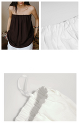Tencel Bandeau Top