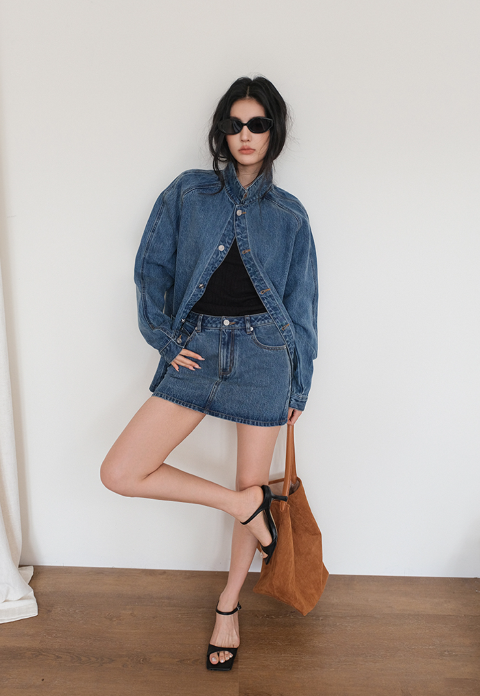 Denim Skirt & Jacket