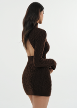 Backless Knit Dress