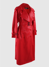 Leather Trench Coat