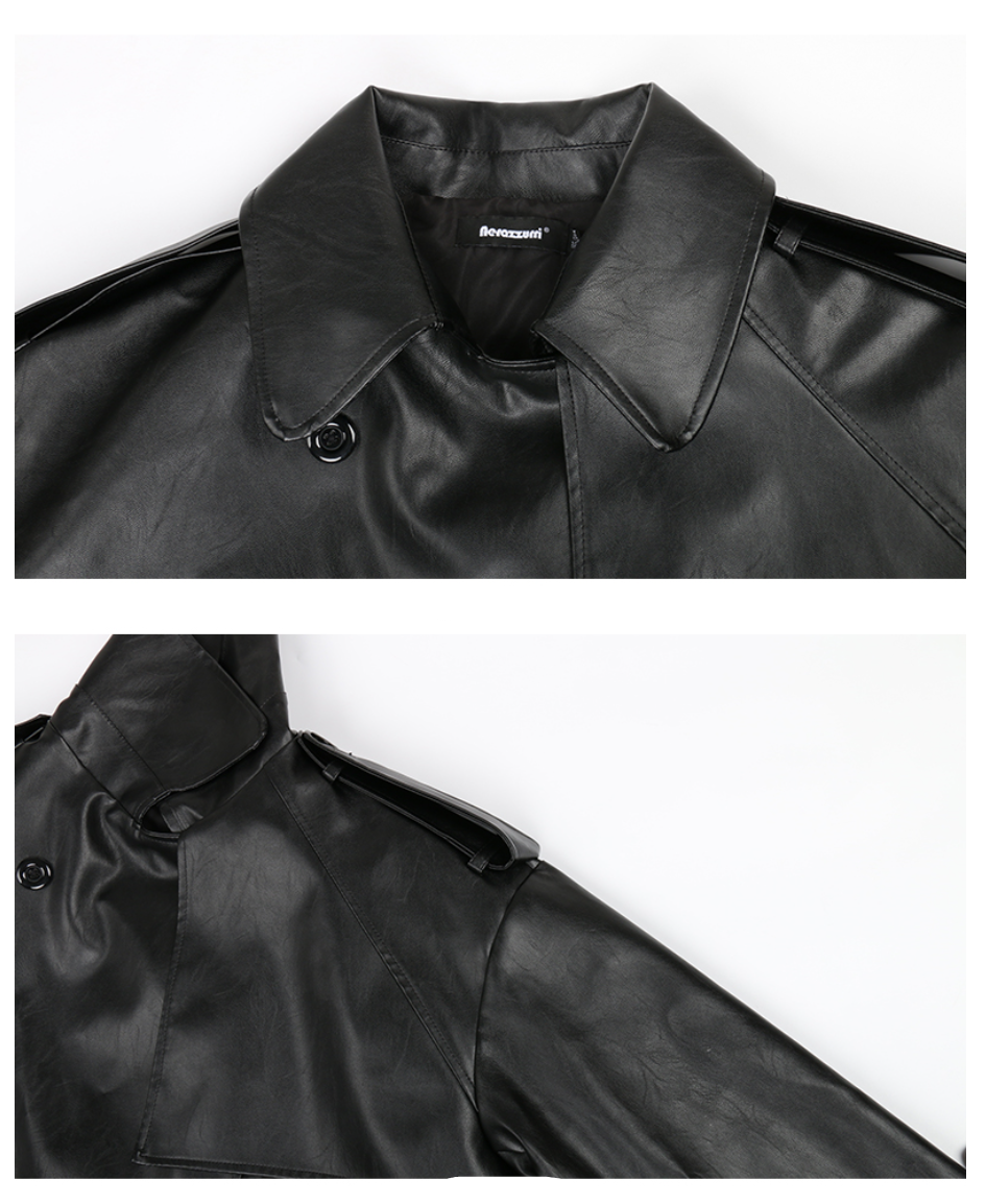 Leather Trench Coat