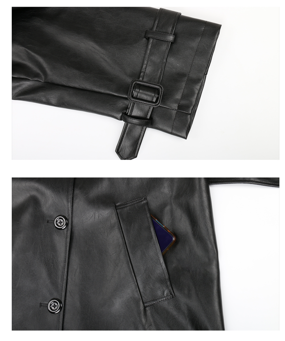 Leather Trench Coat