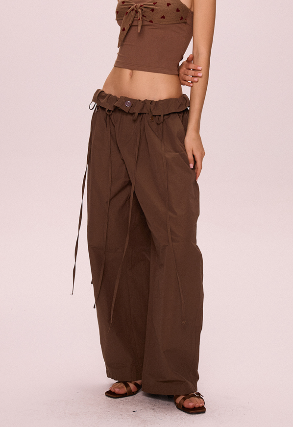Wide-Leg Slacks
